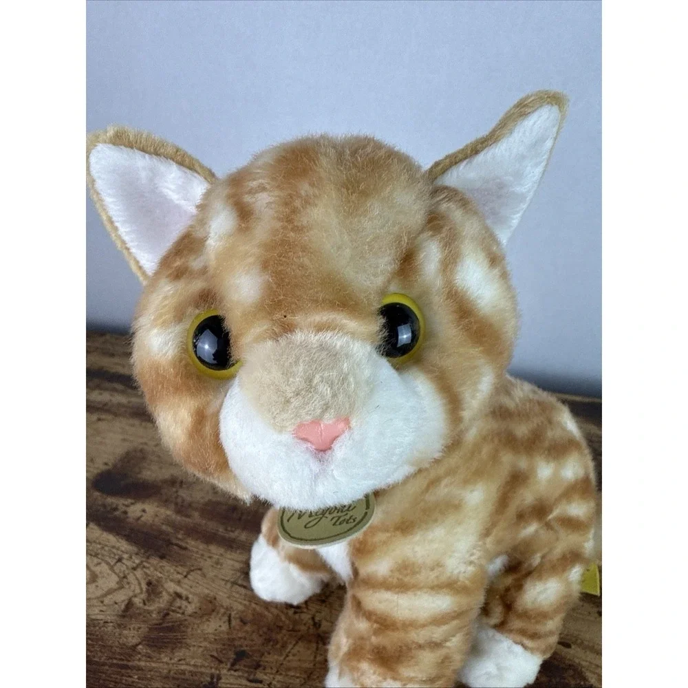 Aurora Miyoni Tots Tabby Cat Kitten Orange Stripe Plush 8